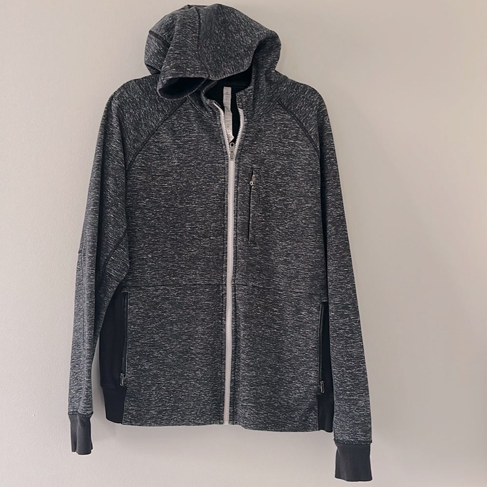 lululemon athletica Men's Gray zip up hoodie